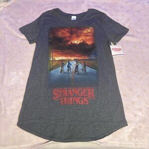 Stranger Things Gray Short Sleeve Tee